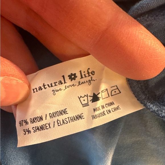 NATURAL LIFE Indigo Tie-Dye Maxi Dress - Picture 8 of 9